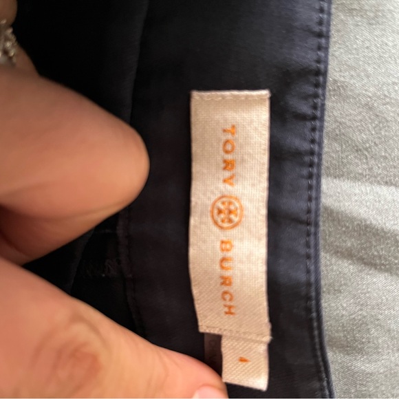 Tory Burch womens trousers navy blue 4 - Picture 2 of 7